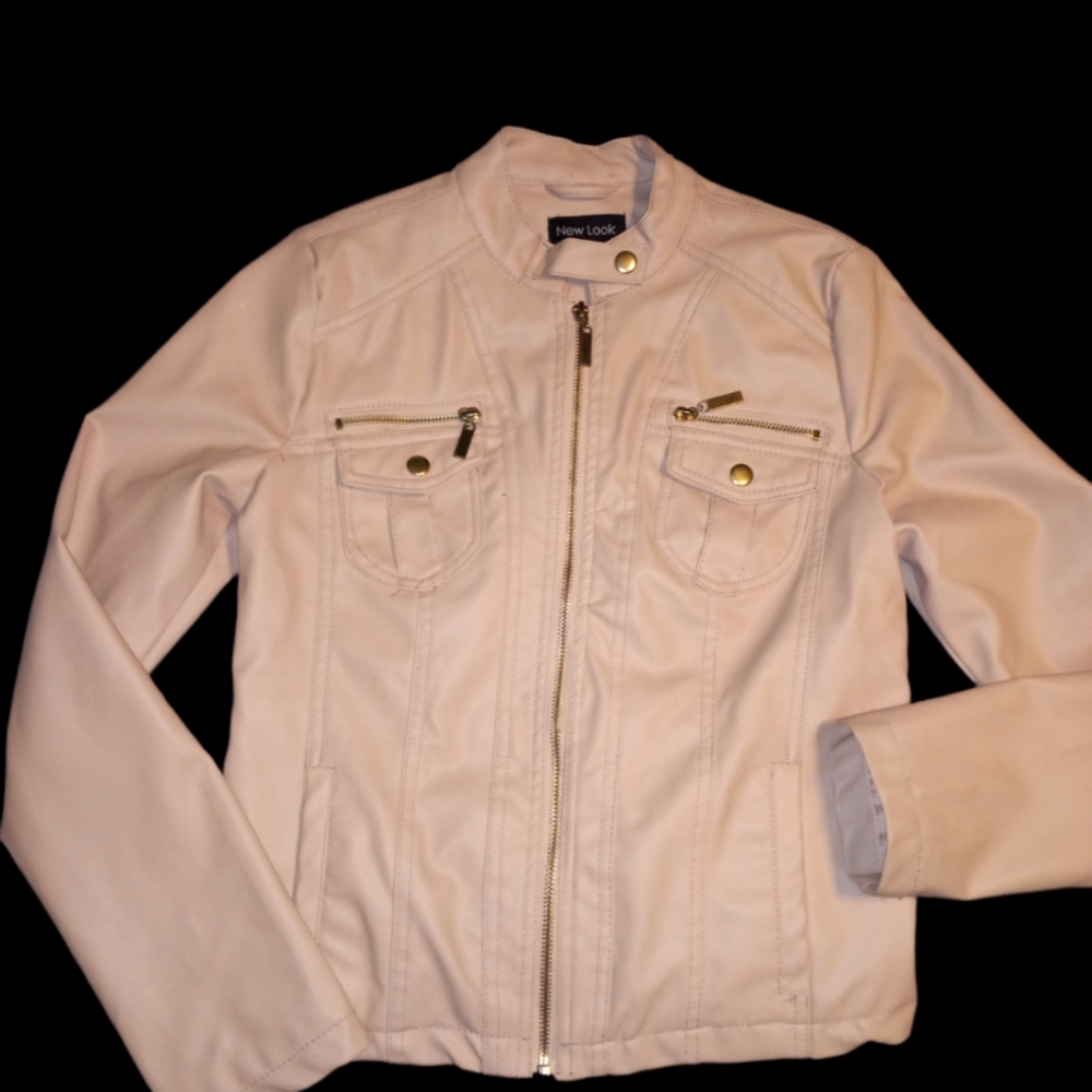 Faux leather jacket
